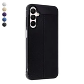 Samsung Galaxy A15 Kılıf Focus Deri Desen Silikon Kapak - 1