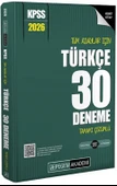 2026 KPSS Tüm Adaylar İçin Türkçe 30 Deneme Tamamı Çözümlü Pegem Yayınları - 1