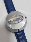 Hudson De Luxe Jump Hour 44mm Deri Kordon Erkek Kol Saati 2.El thumbnail 1