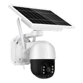 Güvenlik Kamerası Solar Panelli Su Geçirmez Gece Görüş Destekli Wifi Bağlantılı Kamera - 4