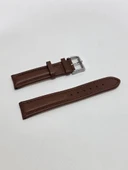 Dikişli Deri Saat Kordonu Taba 20mm - 2