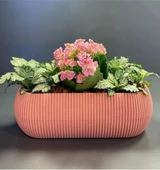 Omnipazar KRS-372 Dekoratif Plastik Mercan Uzun Saksı 1.3 Litre No 2 thumbnail 3