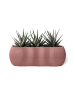 Omnipazar KRS-372 Dekoratif Plastik Mercan Uzun Saksı 1.3 Litre No 2 thumbnail 2