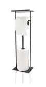 The Mia Tepsili Tuvalet Kağıdı Stand - Siyah - 54x15x12 Cm GLV0690 - 2