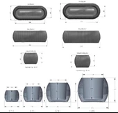 Omnipazar Mercan Dekoratif Sukulent Kaktüs Plastik Saksı Takımı 6'lı Set Antrasit thumbnail 10