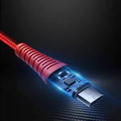 Rock Space Z9 Hi-Tensile Micro USB Şarj ve Data Aktarım Kablosu 120cm 2A - 4