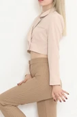 Crop Ceket Bej   1026.1247. - 3