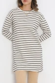Çizgili Tunik Ekru - 11313.1567. Beden 2XL - 4