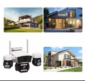 O-Kam 3036Pro, 9MP, WiFi, 3 Lens, Akıllı Kamera, Yapay Zeka, İnsan Algılama, Su Geçirmez, Uzaktan İzleme, Gece Görüş - 2