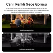 O-Kam 3036Pro, 9MP, WiFi, 3 Lens, Akıllı Kamera, Yapay Zeka, İnsan Algılama, Su Geçirmez, Uzaktan İzleme, Gece Görüş - 4