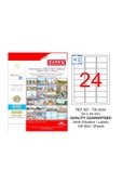 Laser Etiket Tw-2612 105 X 48 Mm 1 Paket - 1