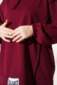 Balance Armalı Kapüşonlu Salaş İkili Takım Bordo thumbnail 4