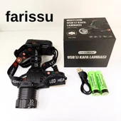 Şarjlı Süper Parlak LED Kafa Feneri – GOLD ORION OR-116 10 saat çalışma süresi - 6