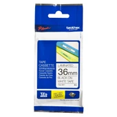 Brother TZE-261 36 mm Beyaz Üzerine Siyah Lamina  8 Metre - 1