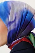 Lav Desen Eşarp Yazma Taba - 4