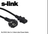 S-link SL-P175 1.5m  0.75mm Lüks Power Kablo - 1