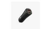 Spigen 48W USB-C 2 Port Araç içi Adaptör - Samsung PPS Destekli Hızlı Şarj Aleti iPhone & Android & iPad Type-C PD 3.0 30W + QC 3.0 18W - 1