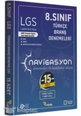 8. Sınıf LGS Navigasyon 15 li Türkçe Branş Denemeleri Rasyonel Yayınları - 1