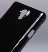 Sony Xperia T LT30p Nillkin Marka Parlak Sert Kauçuk Kılıf - Siyah thumbnail 4