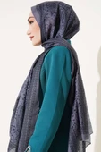 Sarmaşık Desen Soft Şal Füme - 3