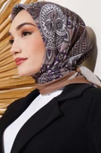 Sarmal Motif Bambu Eşarp Hardal - 2