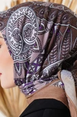 Sarmal Motif Bambu Eşarp Hardal - 4