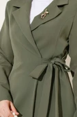Yanı Bağlamalı Ceketli İkili Takım Haki thumbnail 4