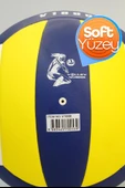 SEMİ-PRO Voleybol Topu Lamineli Beton Zemin SoftTouch İç-Dış Mekana Uygun 8 Panel Sarı-Mavi V1000 - 8
