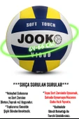 SEMİ-PRO Voleybol Topu Lamineli Beton Zemin SoftTouch İç-Dış Mekana Uygun 8 Panel Sarı-Mavi V1000 - 5