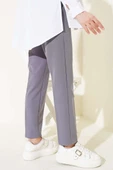 Beli Lastikli Dar Paça Pantolon Füme thumbnail 3
