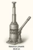 4 Ton Çift Kademeli Hidrolik Şişe Kriko - Kısa Tip - 3