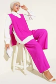 Yanları Bağlamalı Üçlü Takım Fuşya thumbnail 1