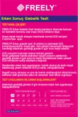 FREELY Erken Gebelik Testi 5 Adet - 2