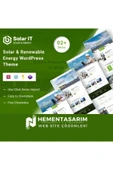 Solar-IT Solar & Renewable Energy WordPress Teması + Lisansı - 1