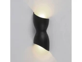 Ip duvar apliği dekoratif açık dış mekan Siyah kasa lamba aydınlatma ışık Su geçirmez Bahçe Led Modern Soğuk Beyaz A-IPD-5168 - 1