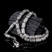 925 Ayar Gümüş Kapsül Kesim Fizyon Tesbih Model 11 thumbnail 2