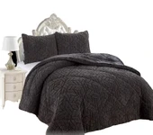COMFORT YORGAN SETİ ÇİFT KİŞİLİK LISSOME ANTRASİT - 1