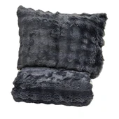 COMFORT YORGAN SETİ ÇİFT KİŞİLİK PUFF LORİA ANTRASİT thumbnail 2