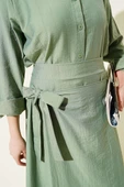 Eteği Yan Bağlamalı İkili Takım Çağla Yeşili thumbnail 4