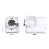 Petkit Purobot Ultra Akıllı Kedi Tuvaleti Beyaz (Resmi Distribütör Garantili) thumbnail 8