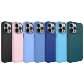 iPhone 14 Pro Max Kılıf Metal Çerçeve ve Buton Tasarımlı Silikon Luna Kapak thumbnail 2