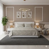 COMFORT YORGAN SETİ ÇİFT KİŞİLİK LUMOS CAPPUCİNO thumbnail 1