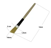 SRTfootcare Ucu Yan Kesik Çok Amaçlı Kalem Fırça 1 Ader - 4