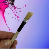 SRTfootcare Ucu Yan Kesik Çok Amaçlı Kalem Fırça 1 Ader - 1