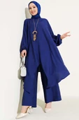 Yarasa Kol Asimetrik Kesim İkili Takım Lacivert thumbnail 1