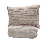COMFORT YORGAN SETİ ÇİFT KİŞİLİK IVY PEMBE - 2