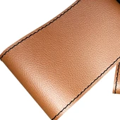 DİKİŞLİ DİREKSİYON KILIFI AÇIK BEJ DERİ TABA DERİ SİYAH DİKİŞLİ SCANİA (2010 KASA) İÇİN thumbnail 2