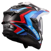 LS2 EXPLORER C KARBON FRONTIER II BEYAZ-MAVİ KASK M - 5