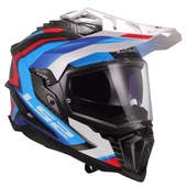 LS2 EXPLORER C KARBON FRONTIER II BEYAZ-MAVİ KASK M - 7