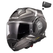 LS2 ADVANT X KARBON HORIZON MAT GÜMÜŞ-GRİ KASK - 10